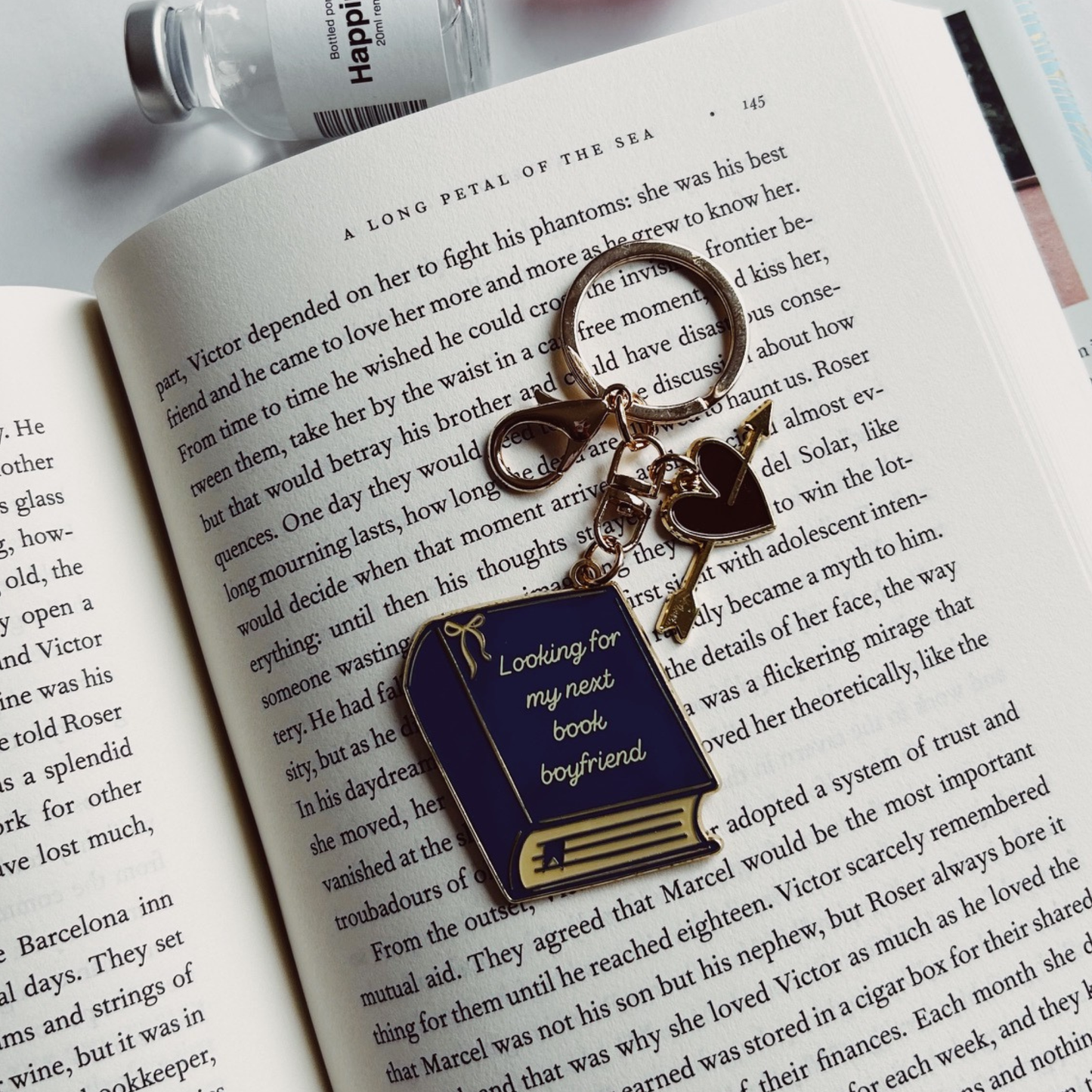Looking for My Next Book Boyfriend Keychain and Bag Charm