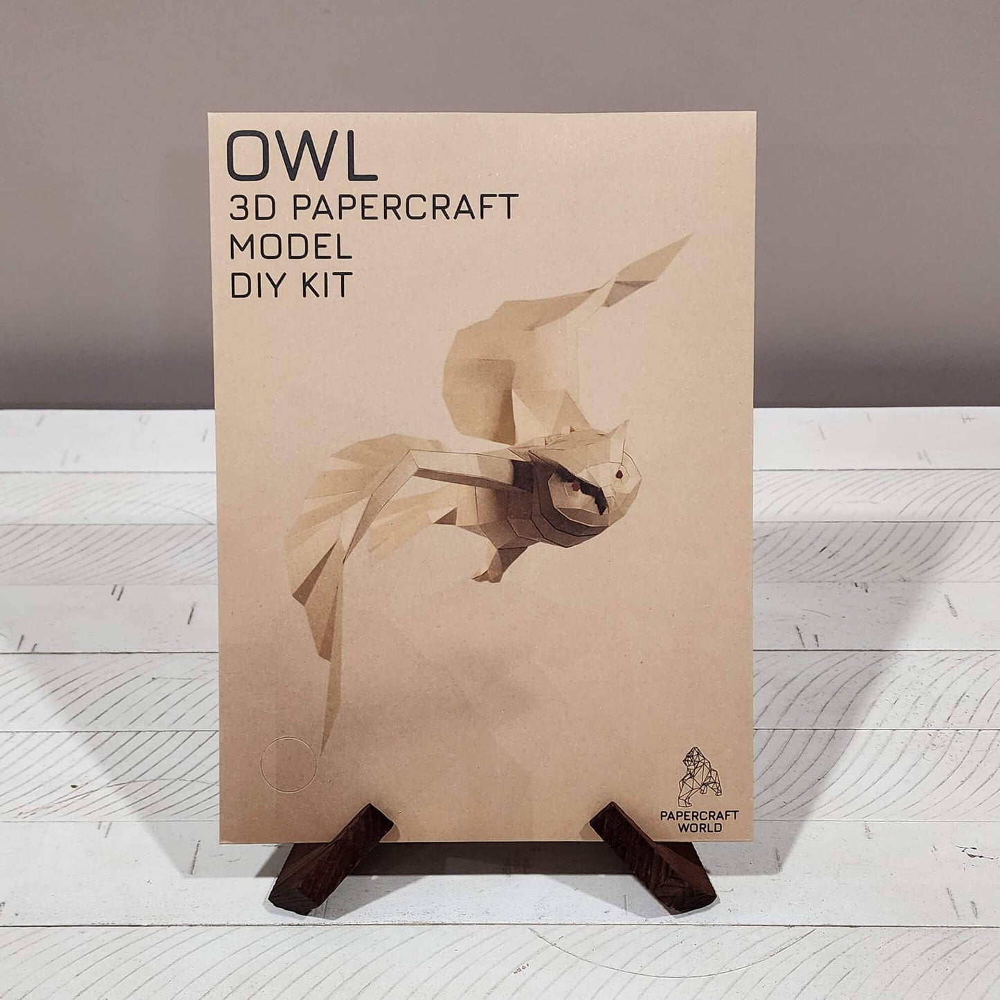 3D Paper Art Hanging Owl Origami Model