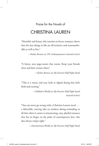 The Unhoneymooners book cover