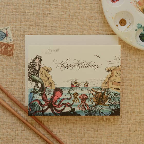 Sea Odyssey Birthday Greeting Card