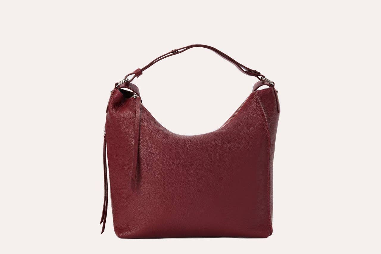 Burgundy Versatile Shoulder Bag