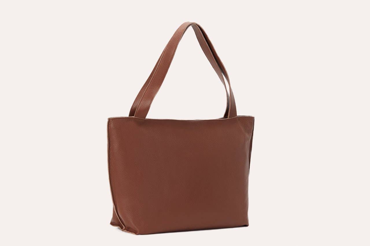 Brown On the Go Tote Bag