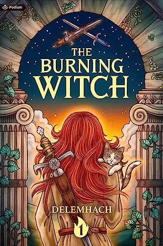 The Burning Witch: A Humorous Romantic Fantasy book cover