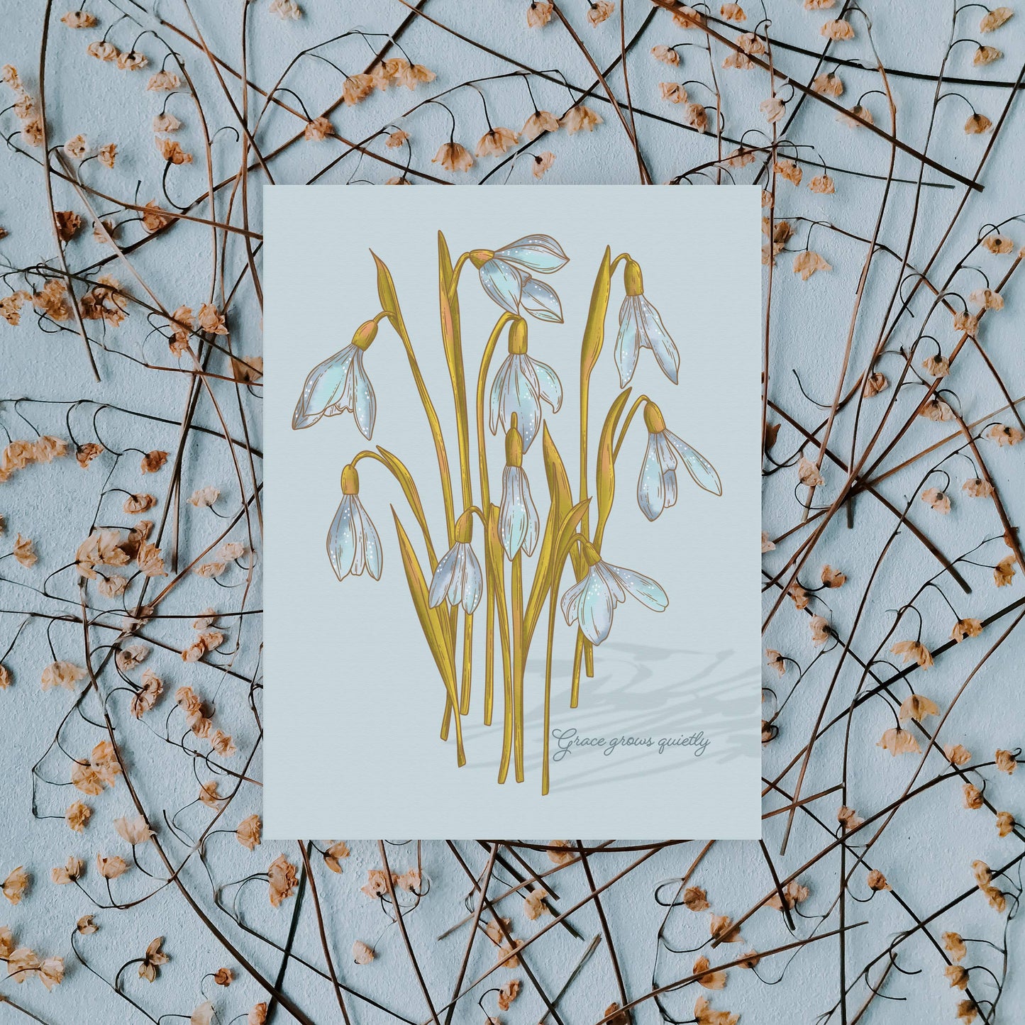 GREETING CARD | Any Occasion Grace Grows Quietly