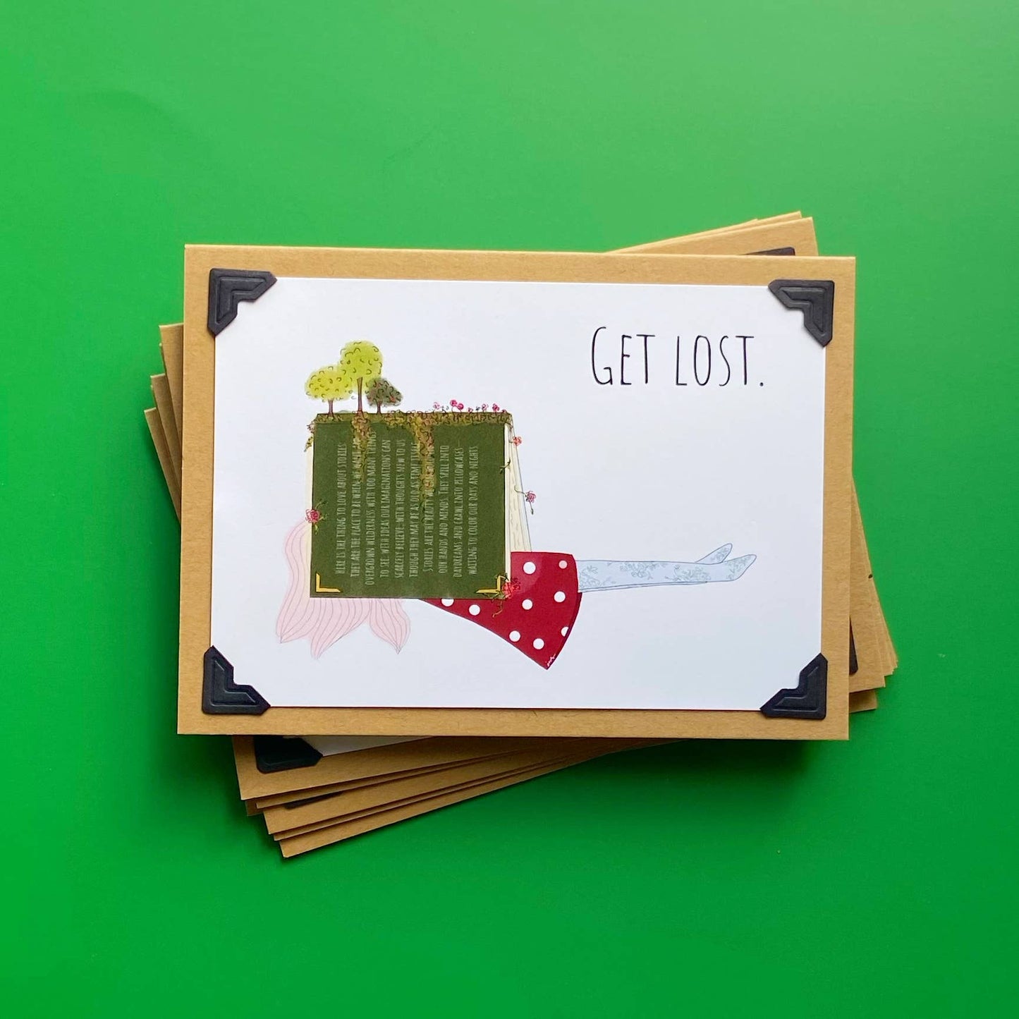 Get Lost Note Card