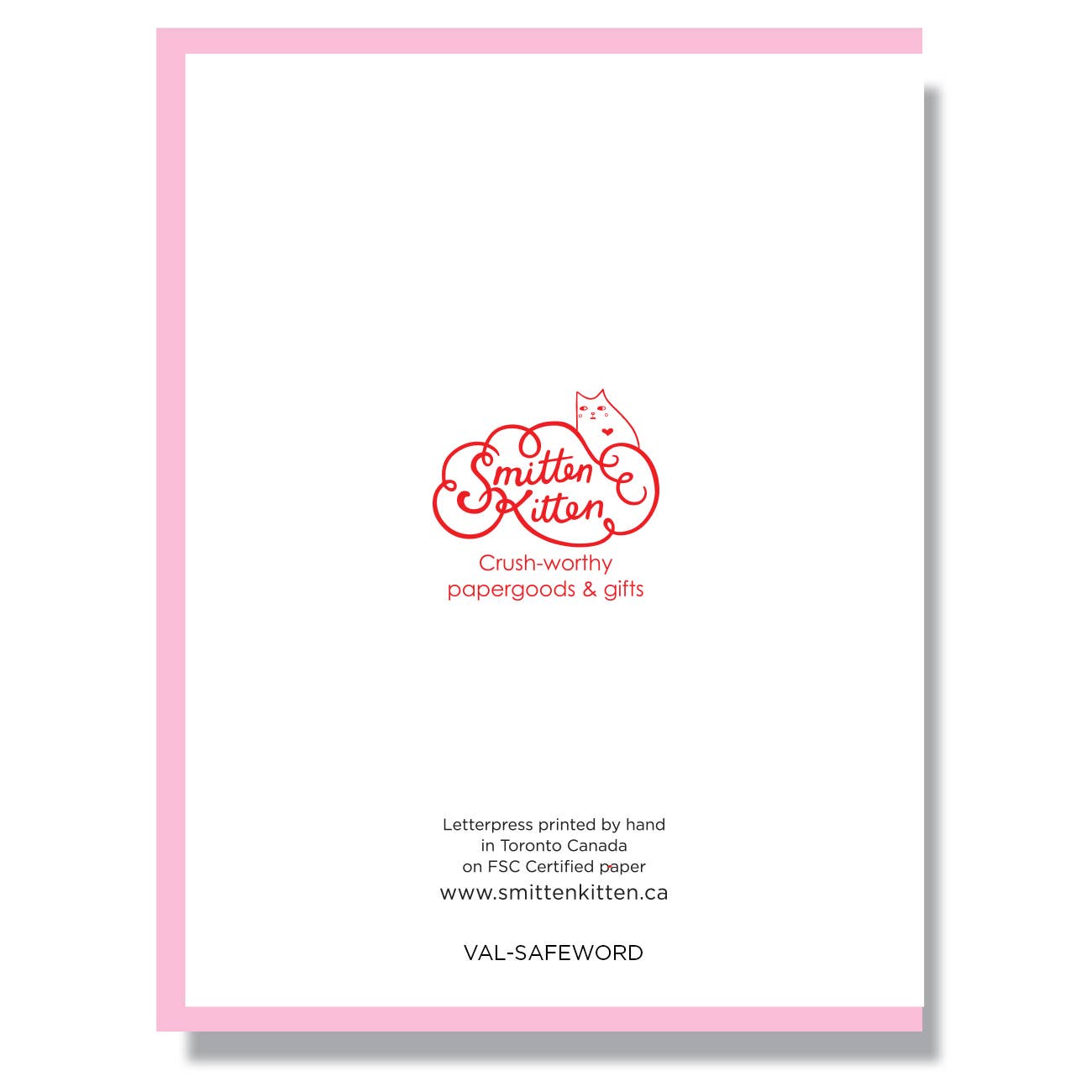 What's Your Safe Word? Happy Valentine's Day Card