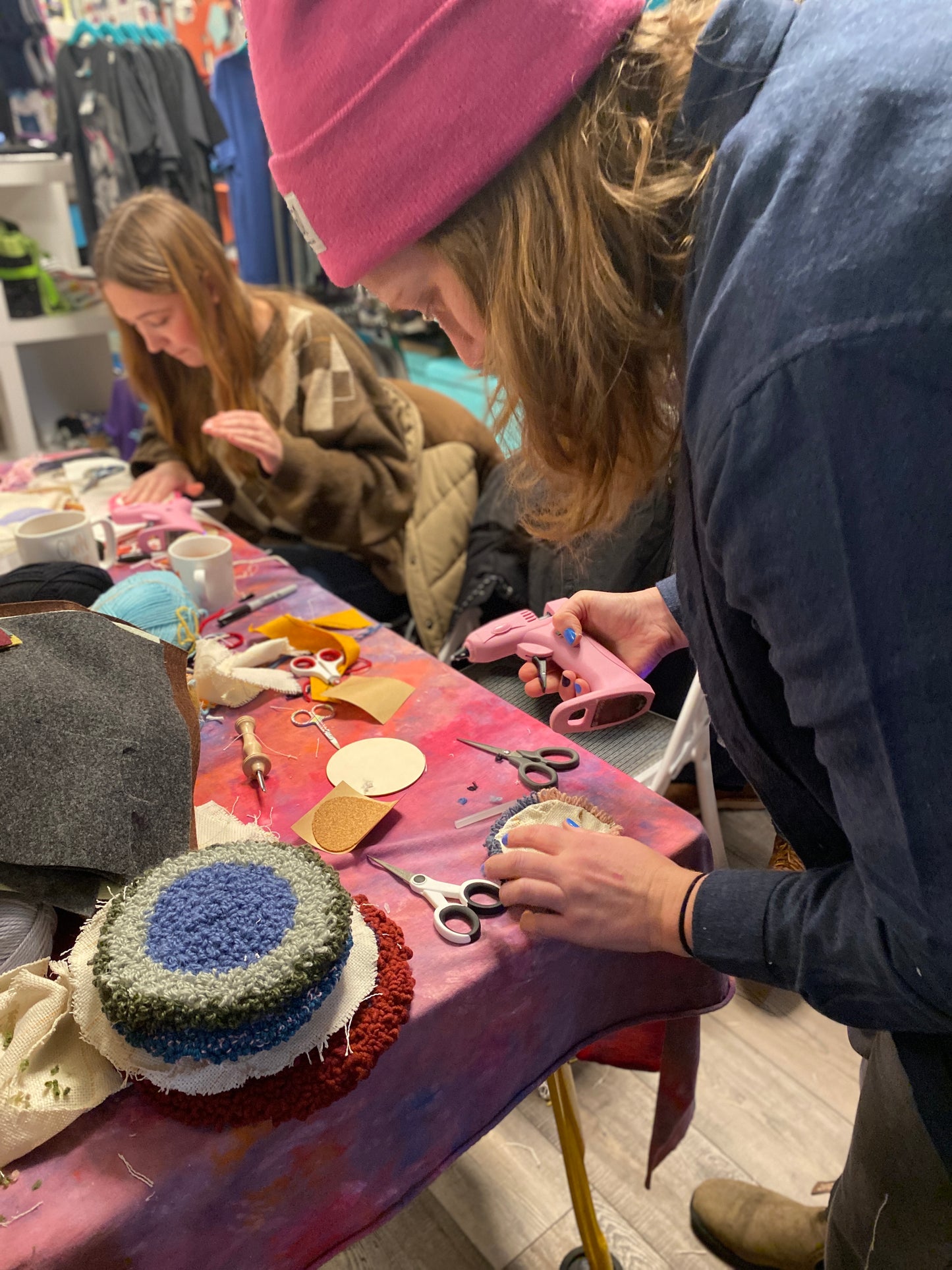 FIBER ARTS CLASS: Punch Needle Coasters and Trivets