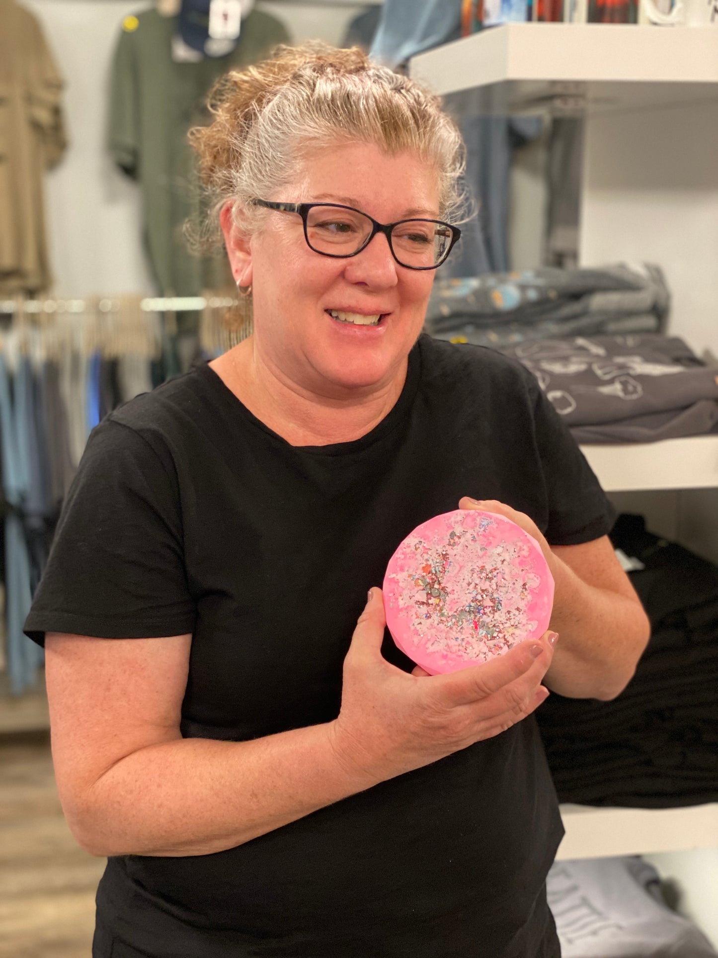 ECO RESIN CLASS: Terrazzo Coaster Set
