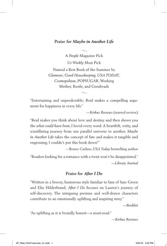 One True Loves A Novel book cover