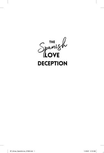 The Spanish Love Deception A Novel book cover