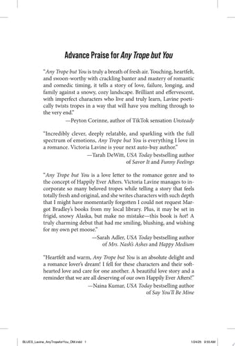 Any Trope But You A Novel book cover