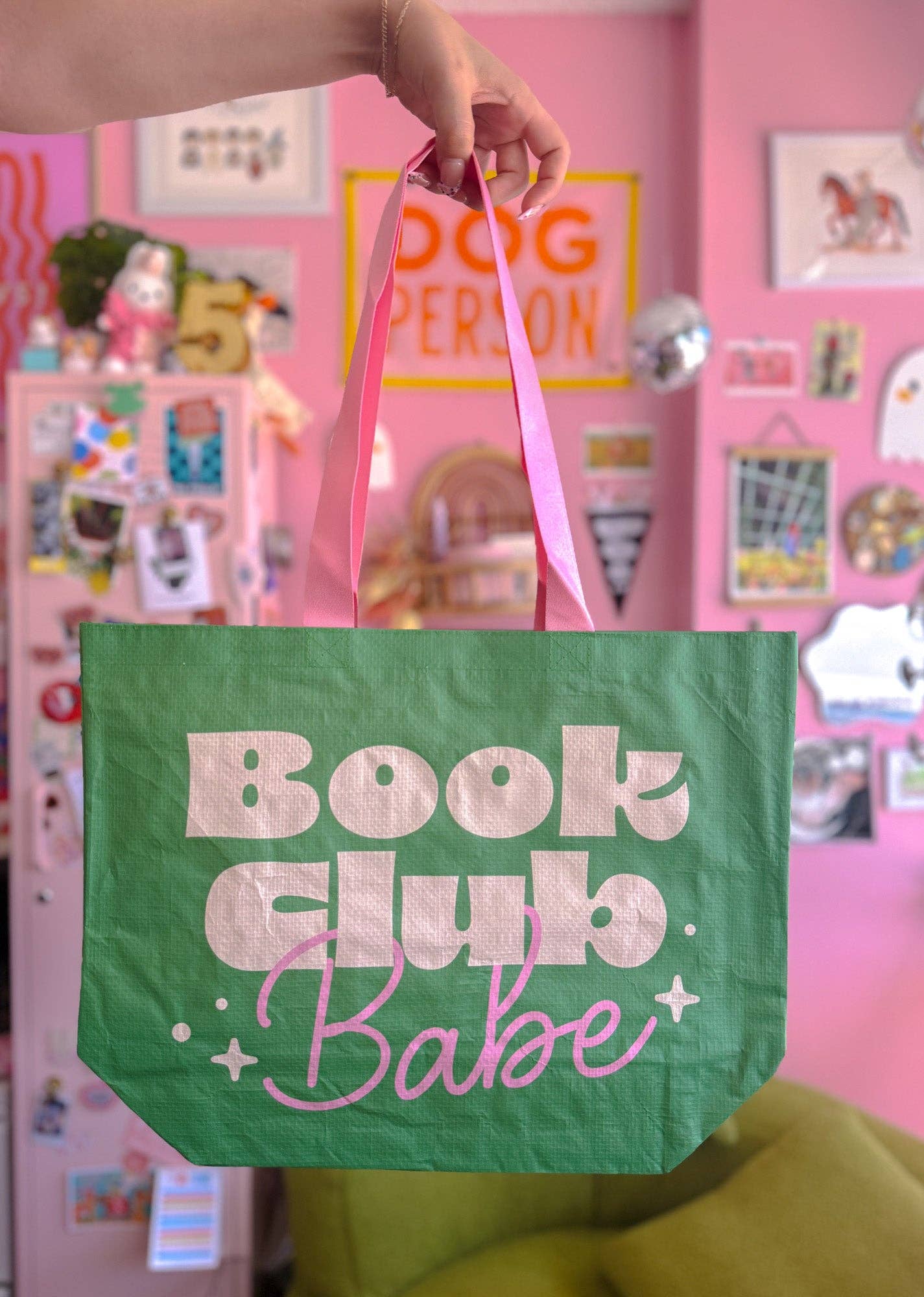 Green Book Club Babes Reusable Bag