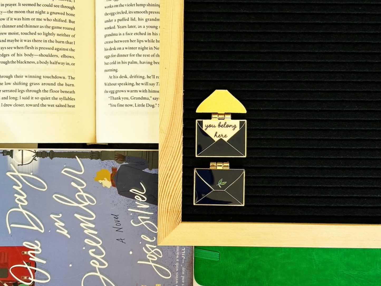 You Belong Here Envelope Enamel Pin