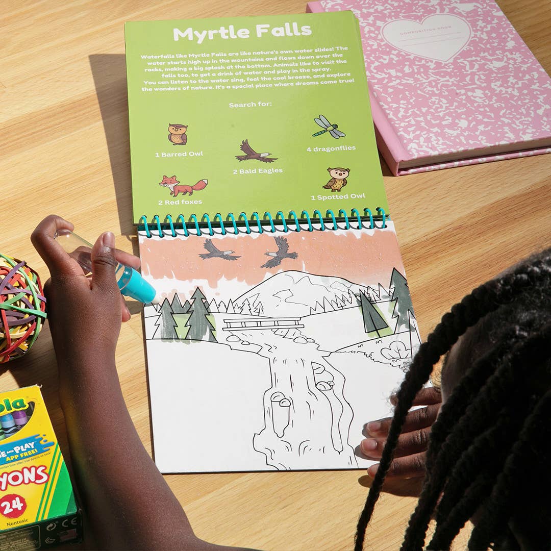 Mount Rainier National Park Kids Water Reveal Activity Book