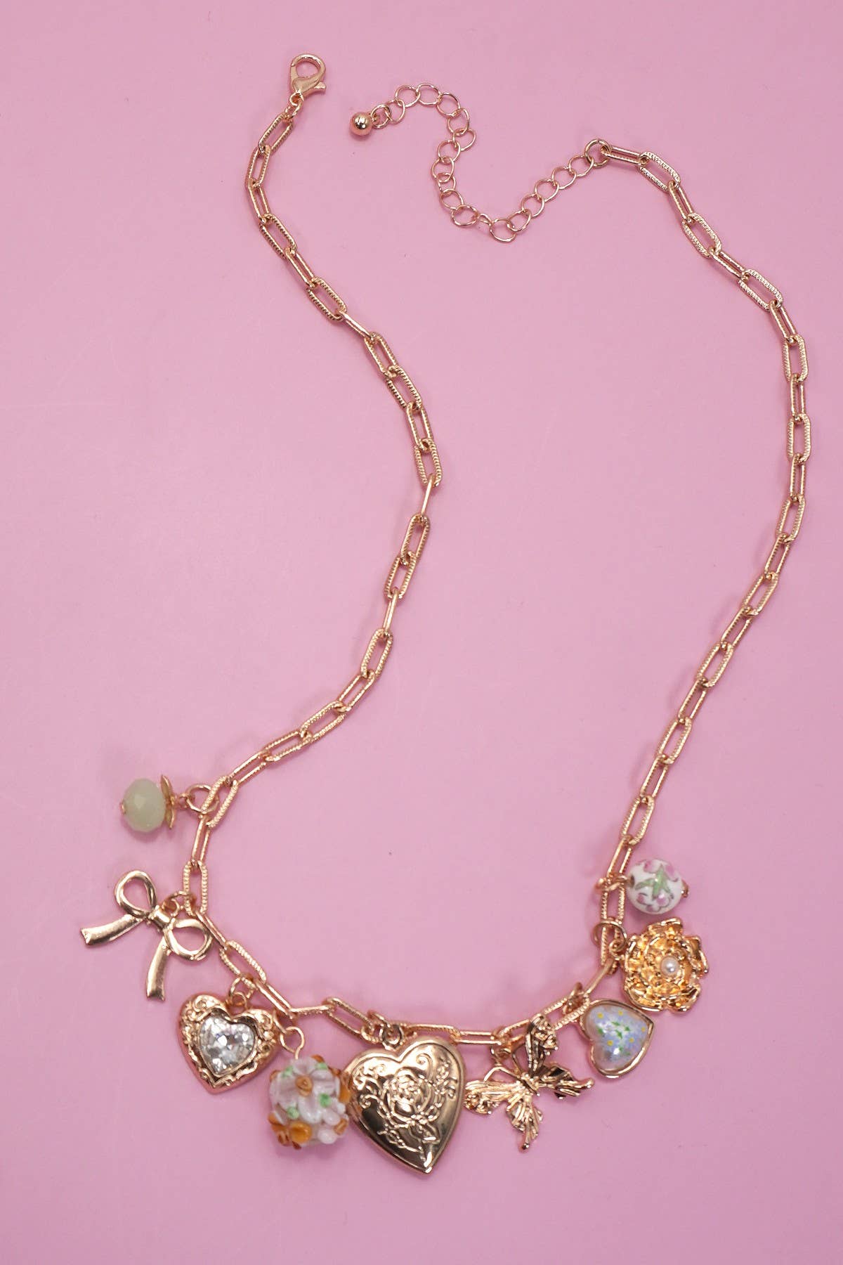 Sweet nothings charm necklace