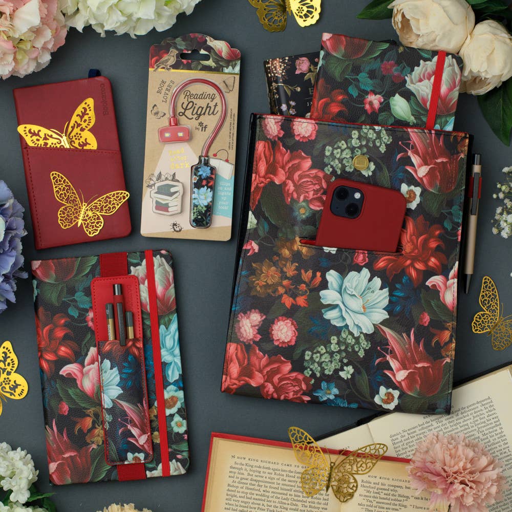 Bookaroo Dark Floral light