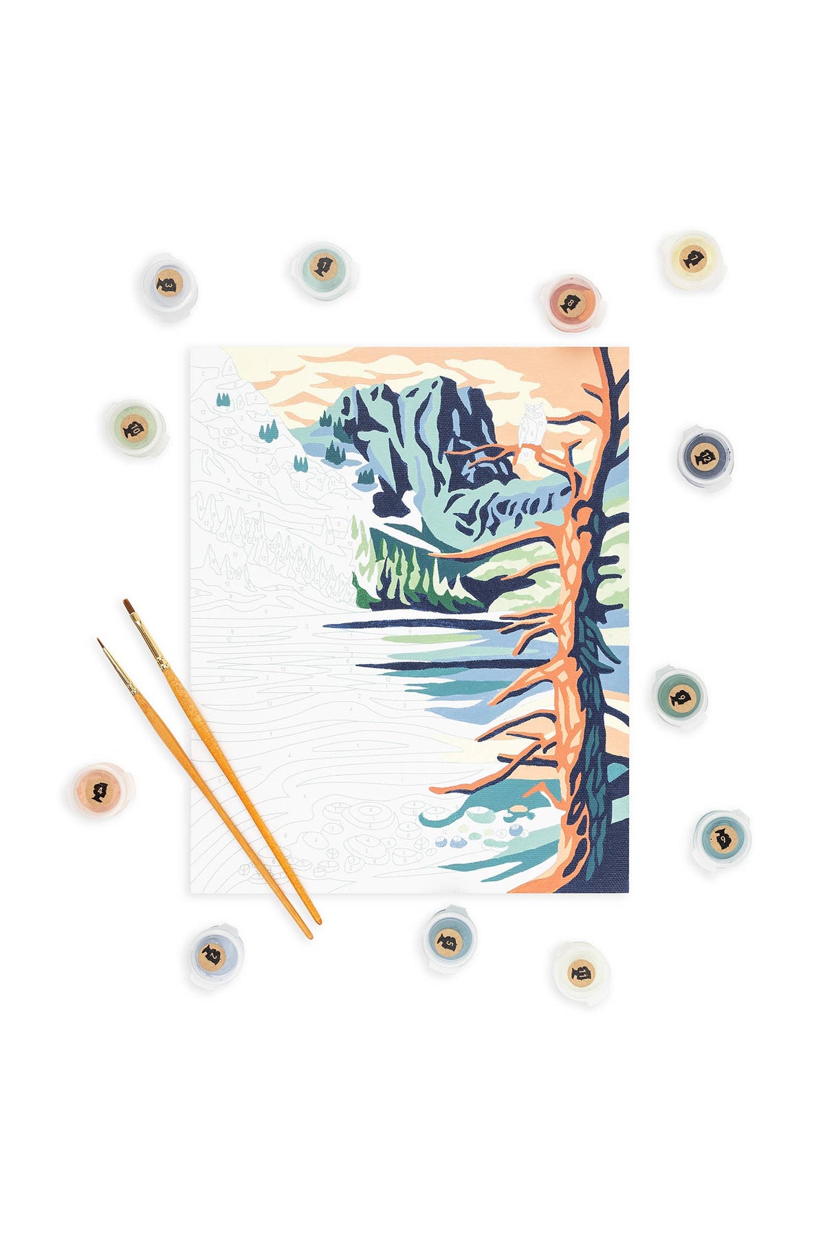Rocky Mountain National Park Paint-by-Number Kit