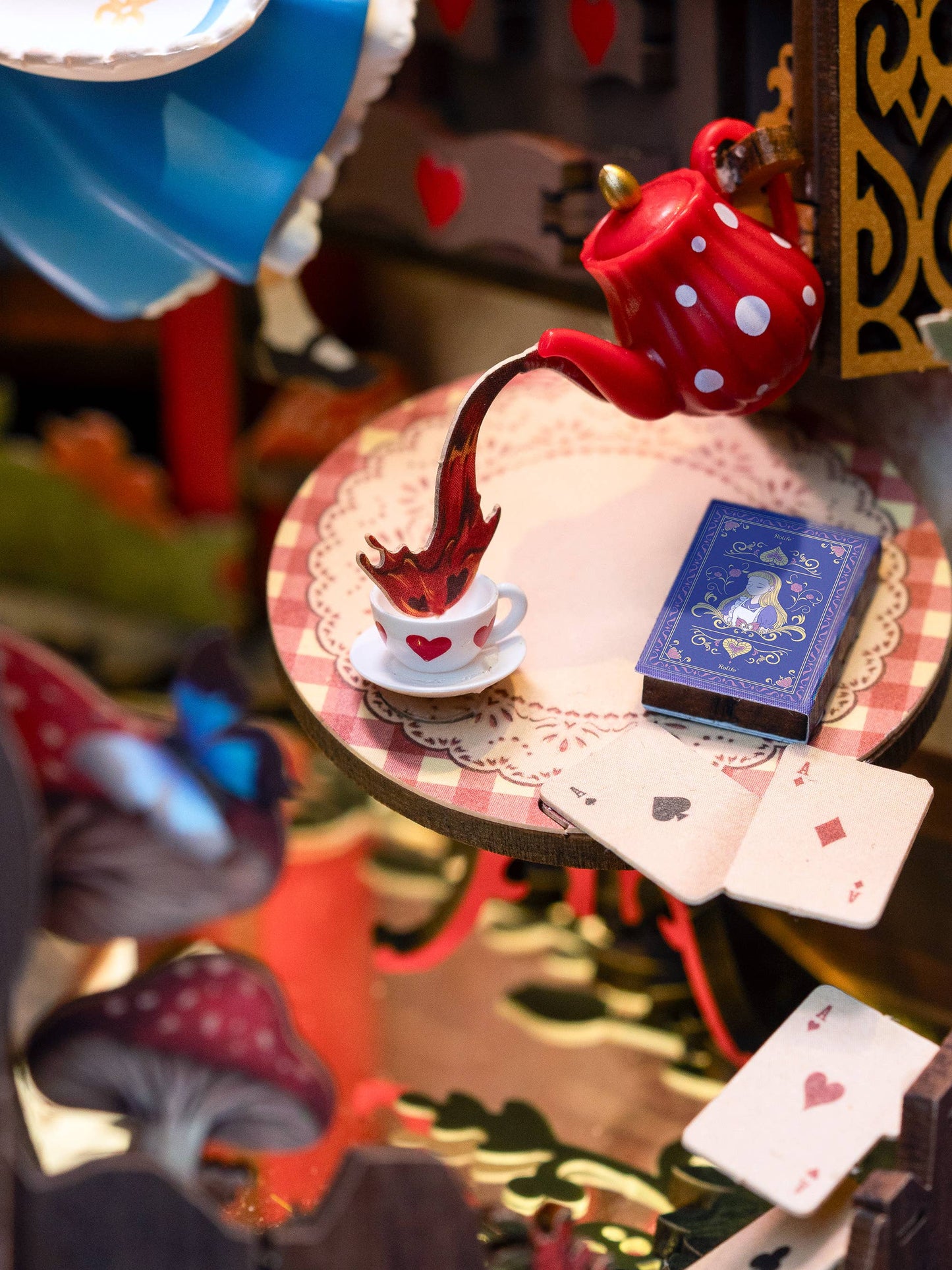 DIY Book Nook Kit: Fall into Wonder - Alice in Wonderland
