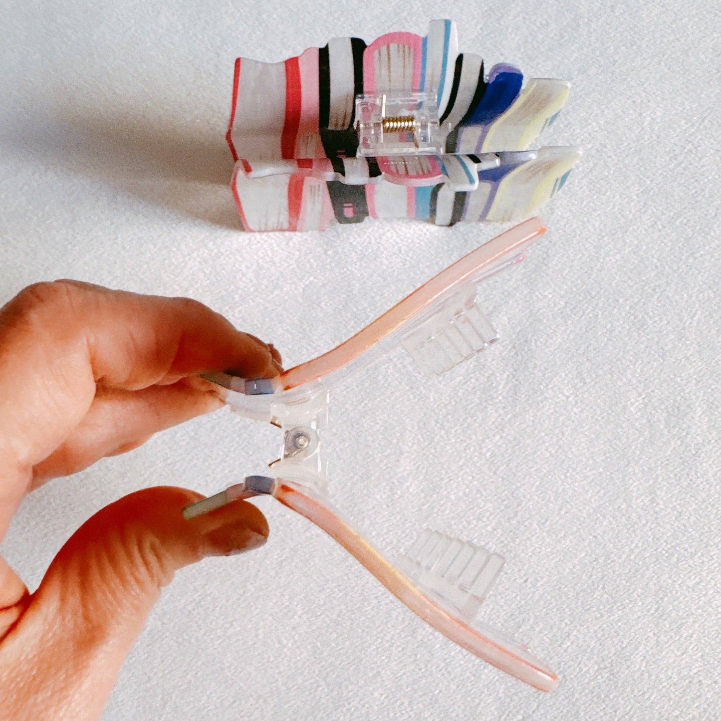 Colorful Bookish Hair Claw