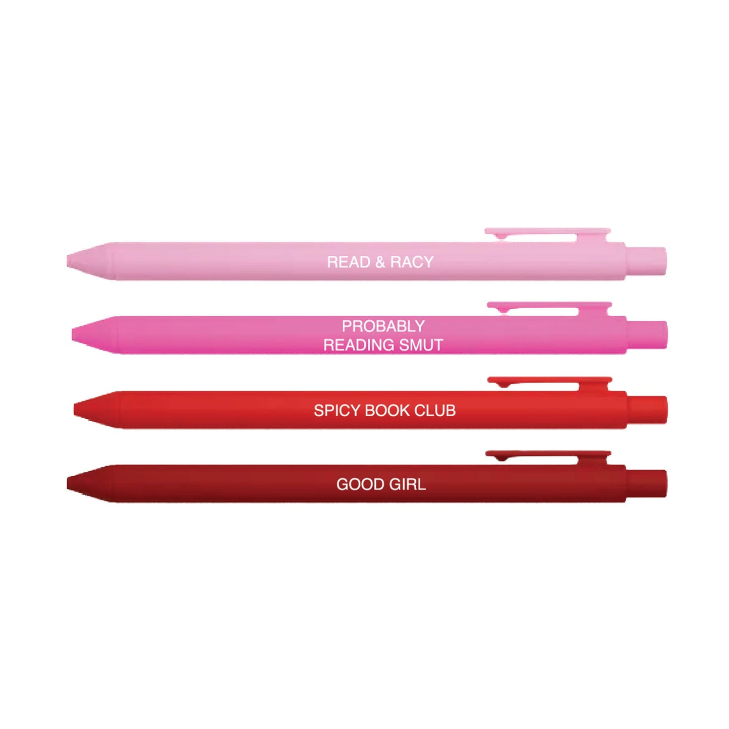 Spicy Book Club Pen Set – Set of 4