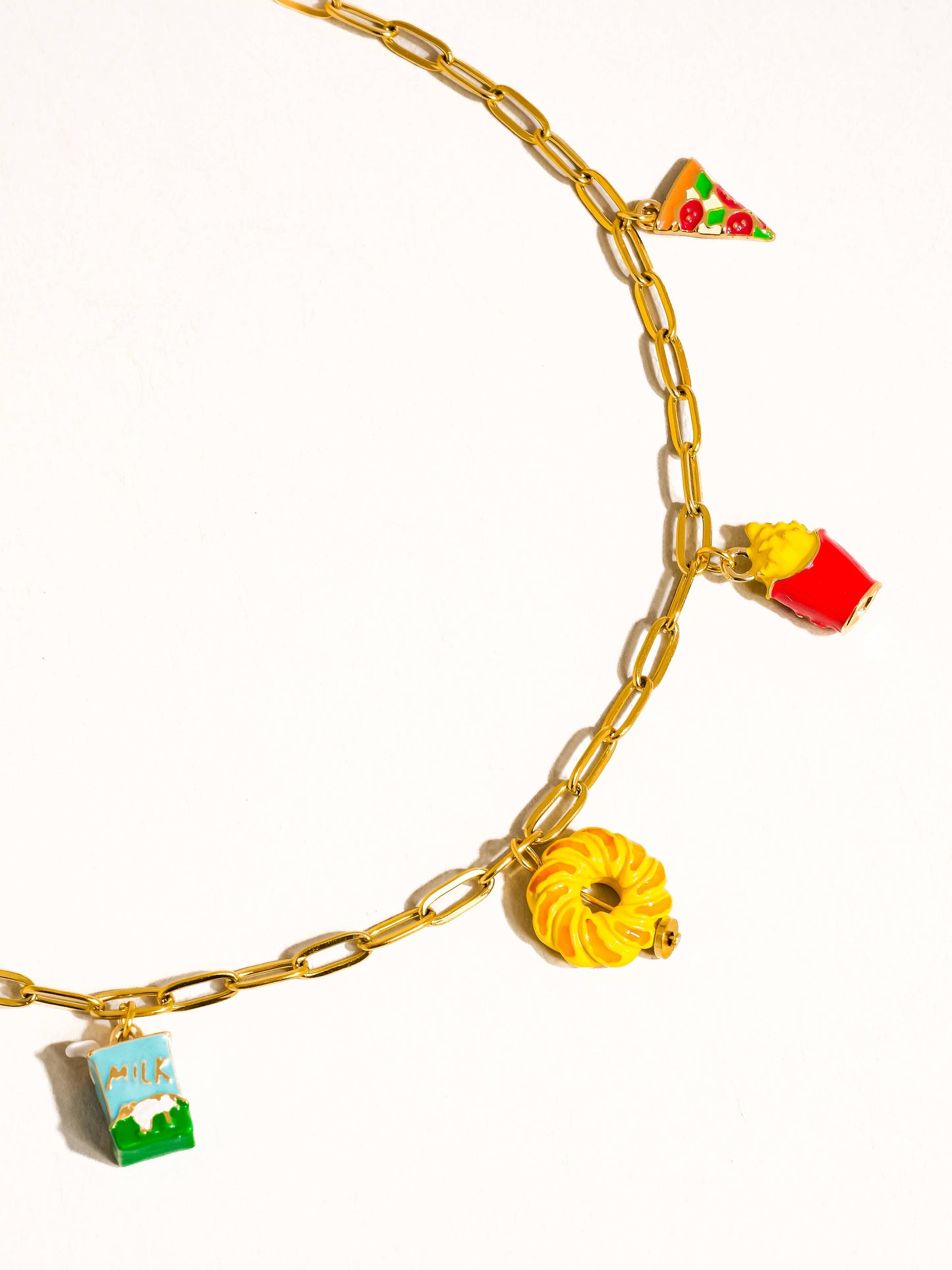 Foodie Fruit and Charms Necklace