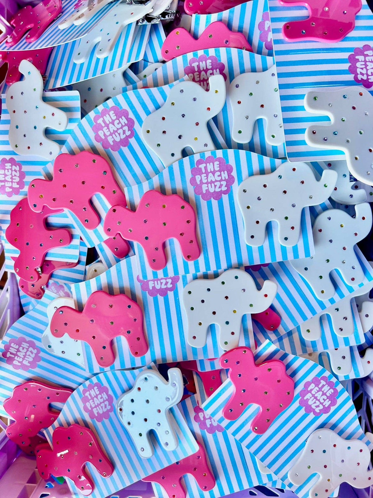 Animal Cracker Hair Clip Set