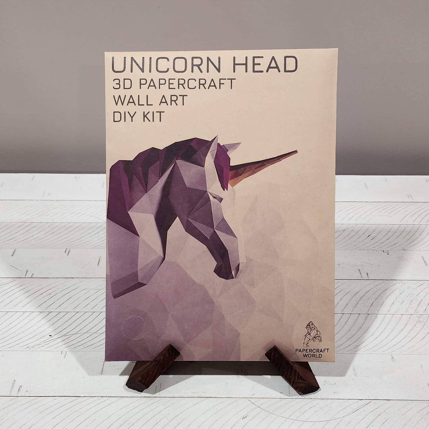 Unicorn 3D PaperCraft Wall Art, Animal Origami Model