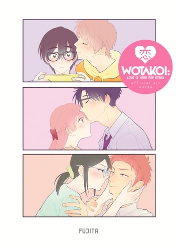 Wotakoi: Love Is Hard for Otaku Official Art Works (English) book cover