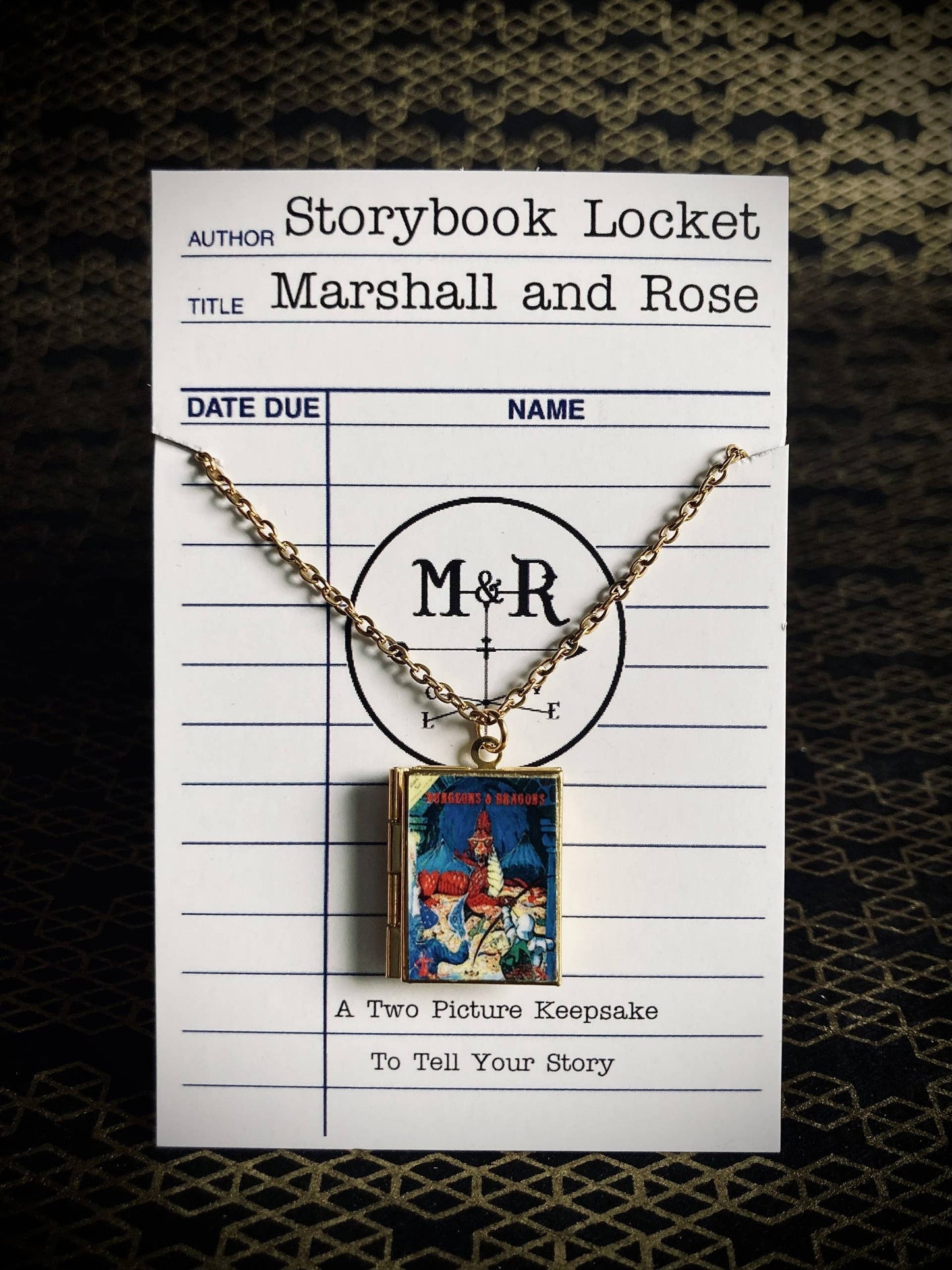 Book Locket Dungeons & Dragons - Red Dragon