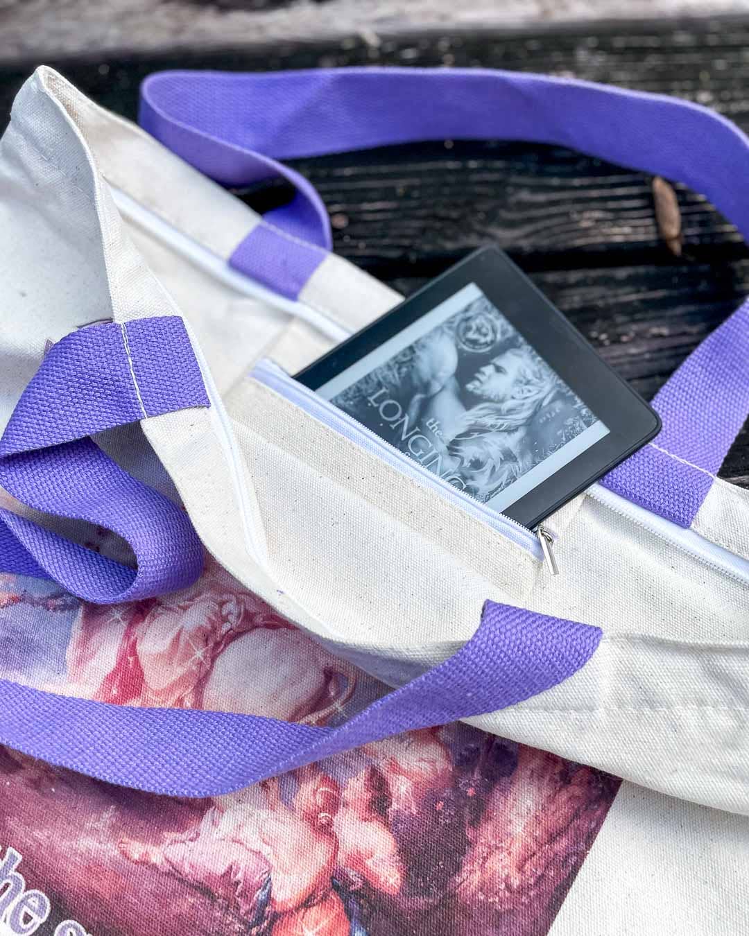 Smutty Books Fine Art Bookish Tote Bag | Literary Totes