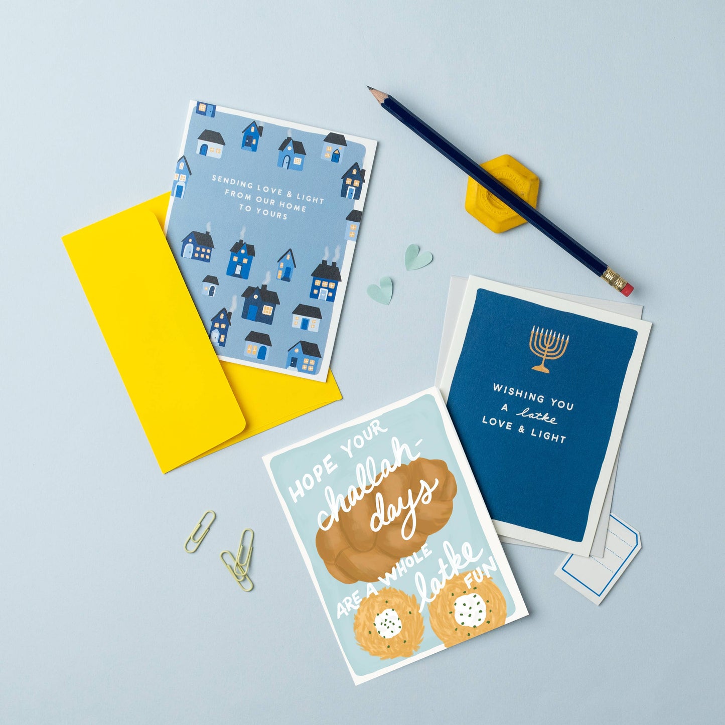 Latke Love & Light | Hanukkah Card
