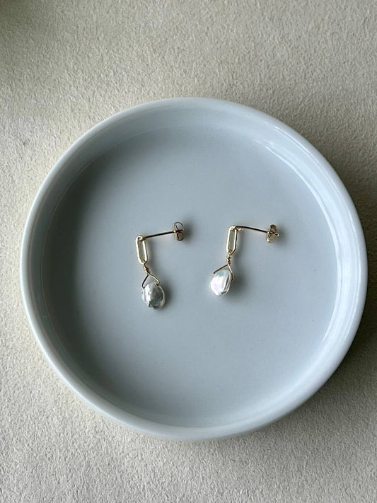 Freshwater Pearl Gold Filled Stud