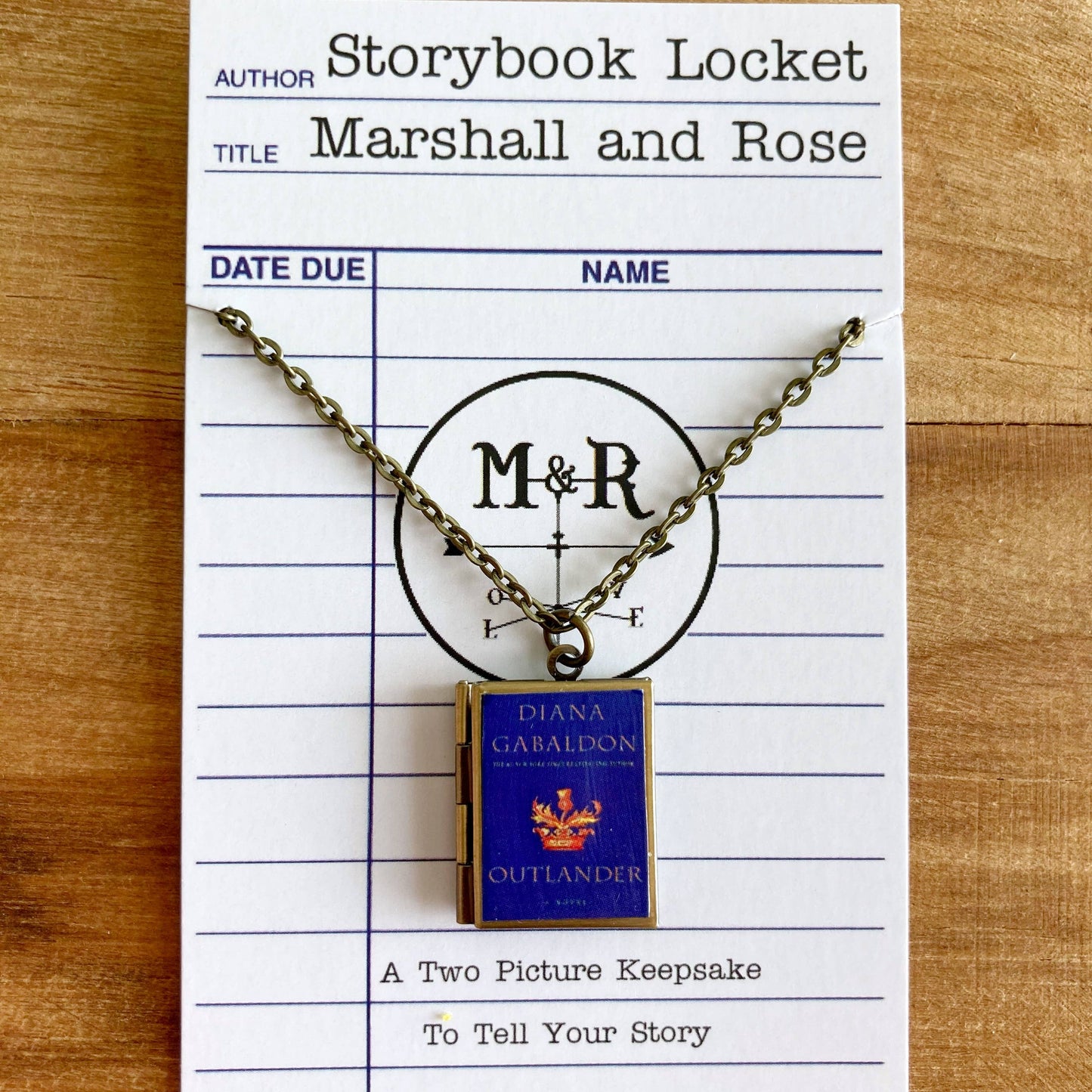 Book Locket Outlander