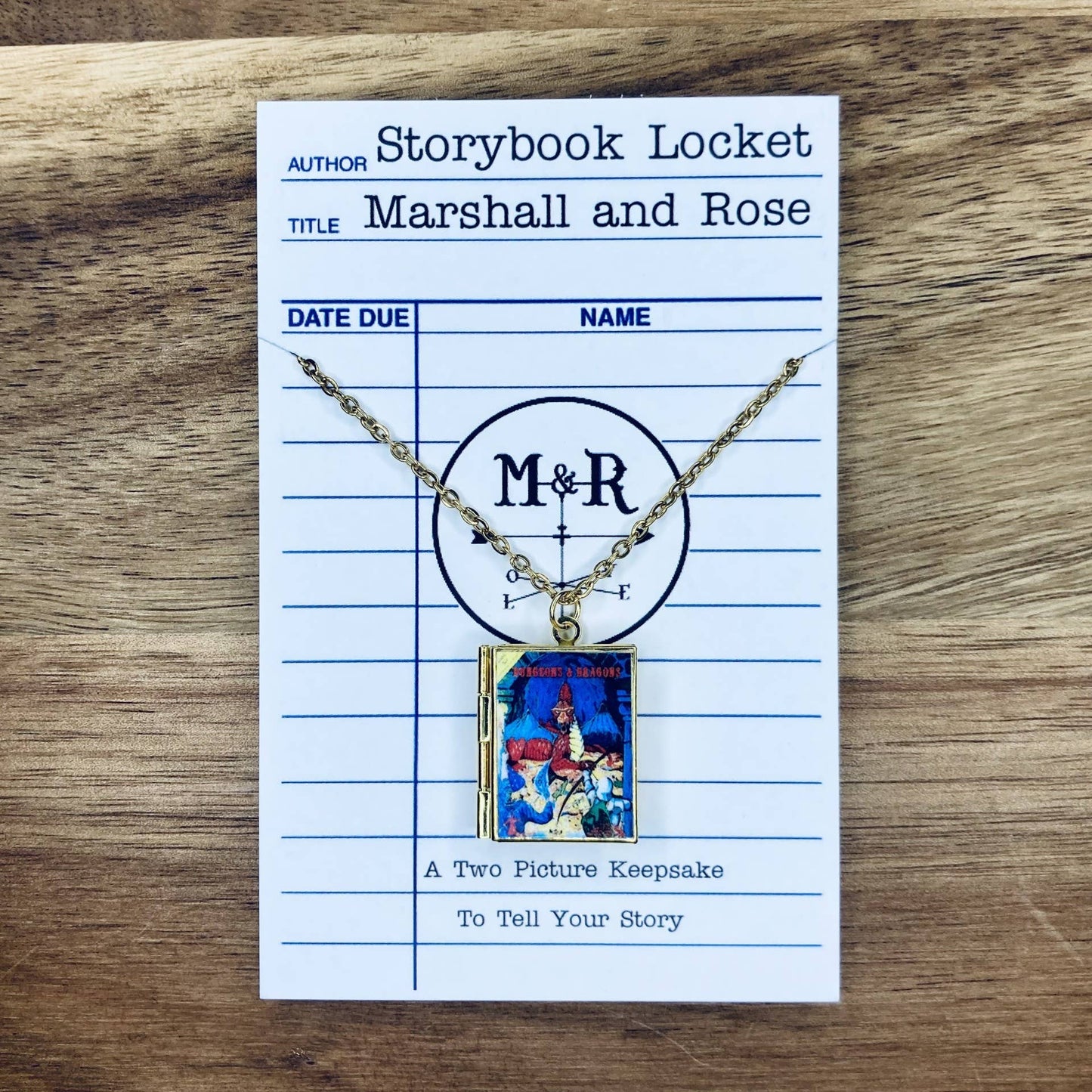 Book Locket Dungeons & Dragons - Red Dragon
