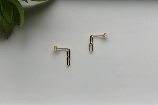 Paperclip Chain Earrings