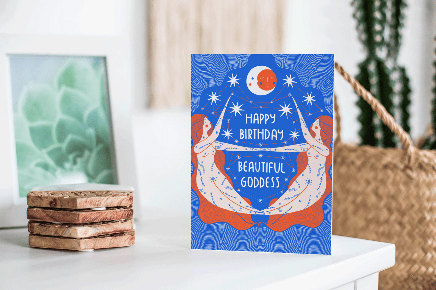 Birthday Goddess Greeting Card