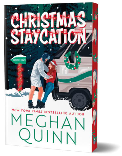 Christmas staycation book cover