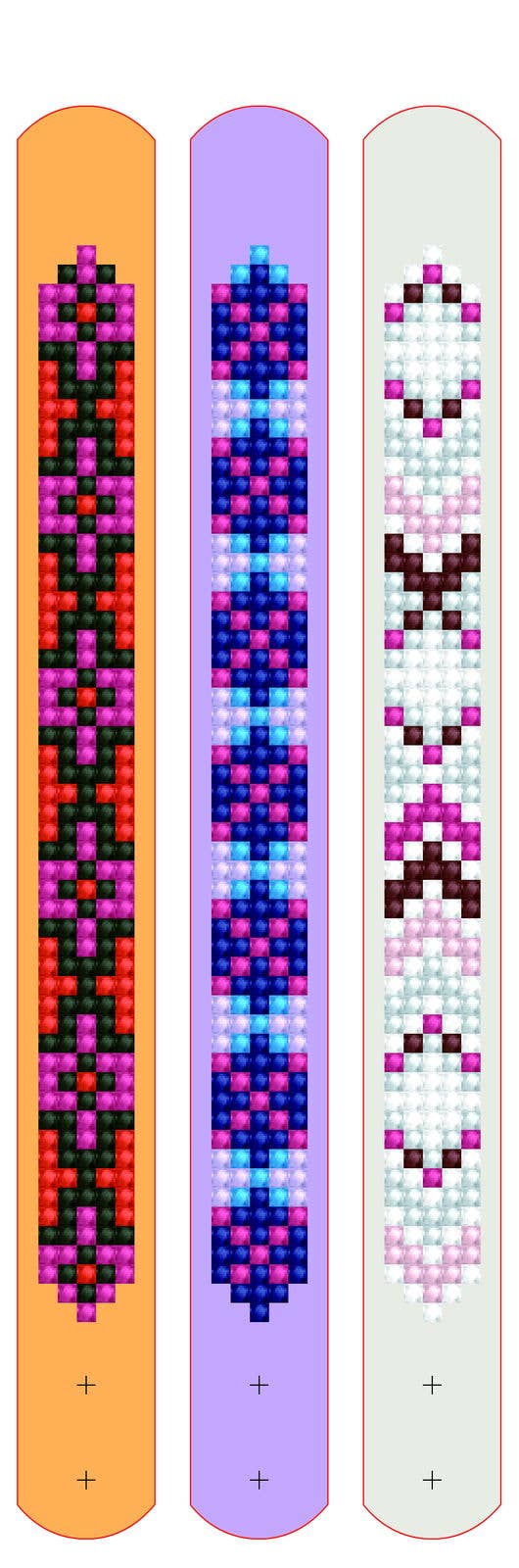 Diamond Dotz Dotzies Bracelets - Geometric Print