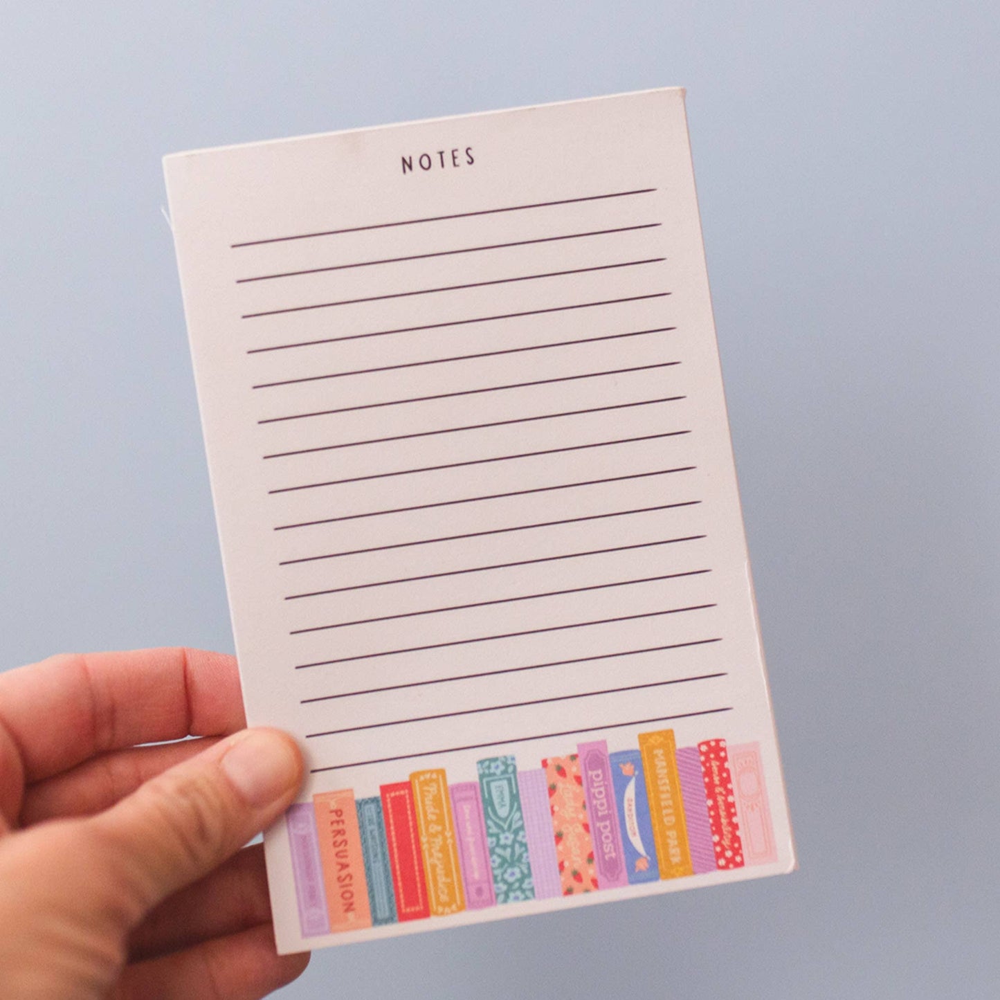 Jane Austen Books 4x6 Notepad