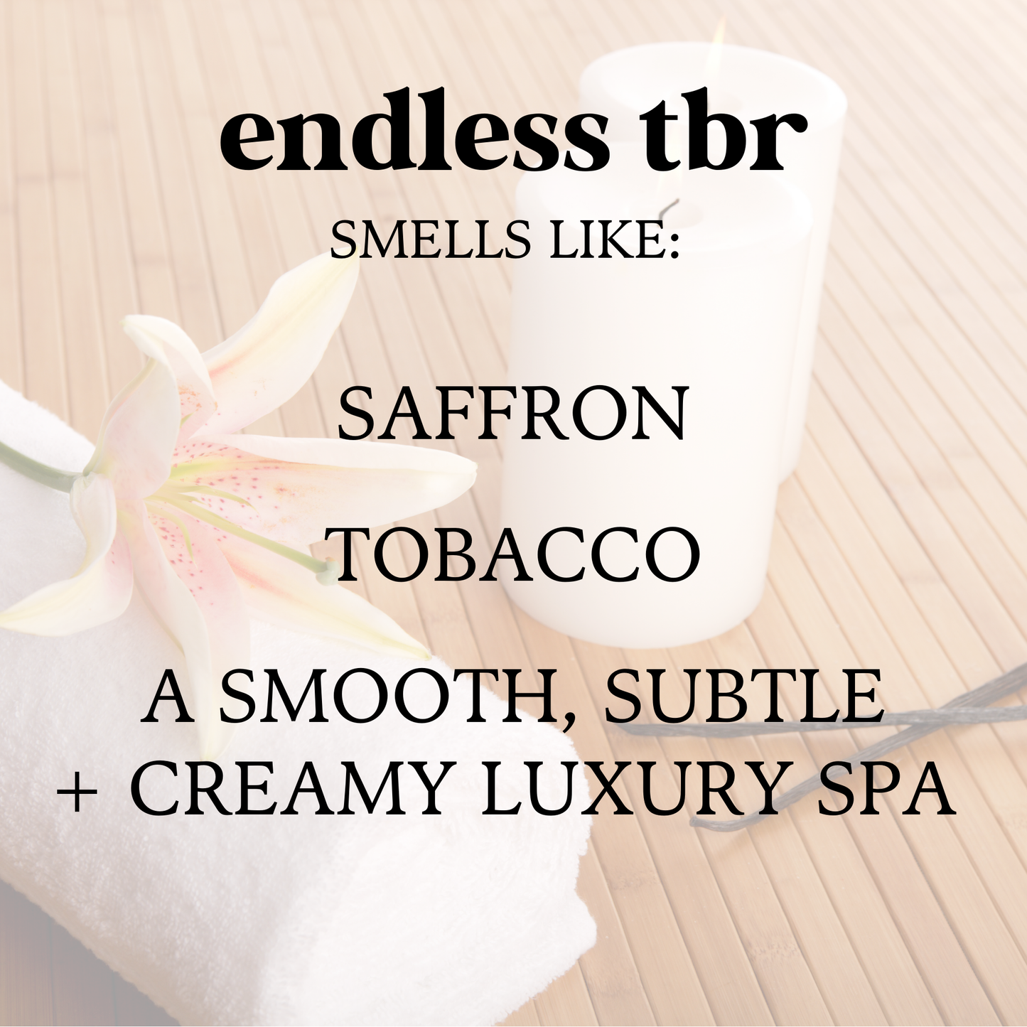 Endless TBR Bookish Candle