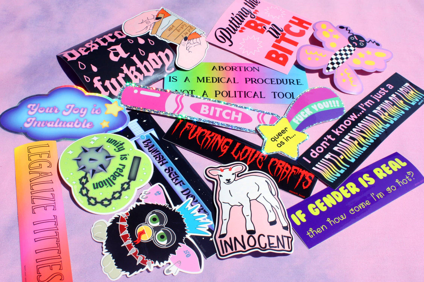 Bi Vinyl Sticker
