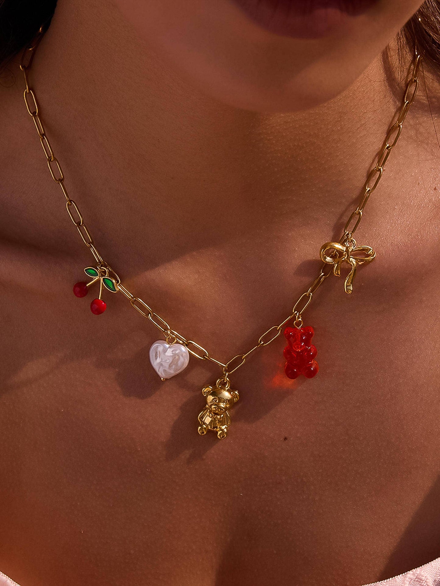 Reed Gummy Bear Charm Necklace