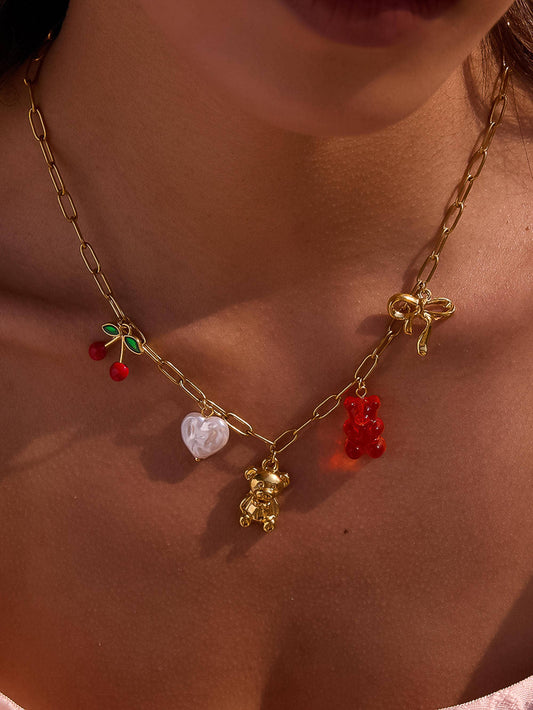 Reed Gummy Bear Charm Necklace