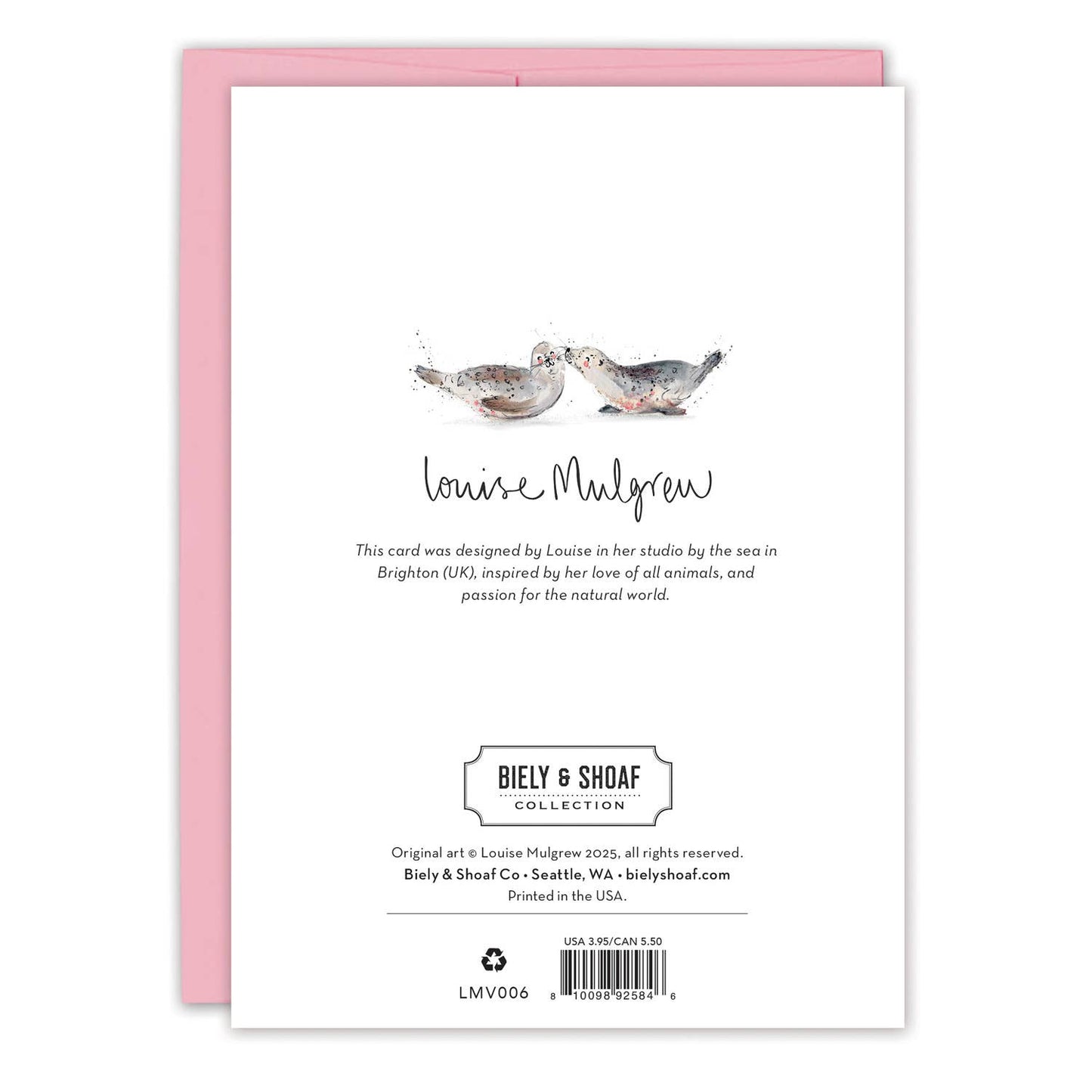 Sealed With A Kiss Valentine's Day Card