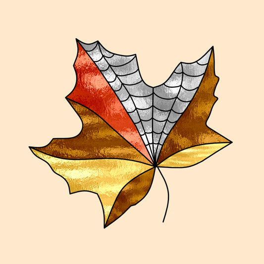 STAINED GLASS CLASS: Spidey Leaf