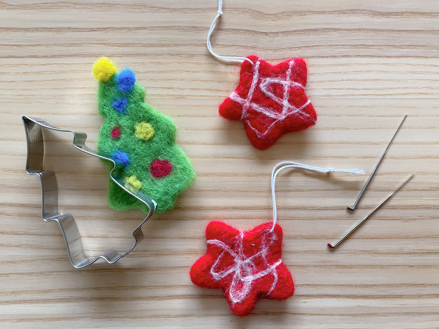 FELTING CLASS: Needle Felted Ornaments