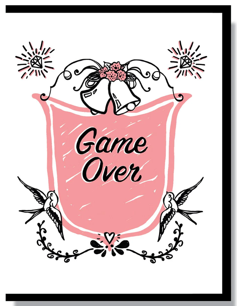 Card - Game Over (Smitten Kitten) Congrats Congratulations