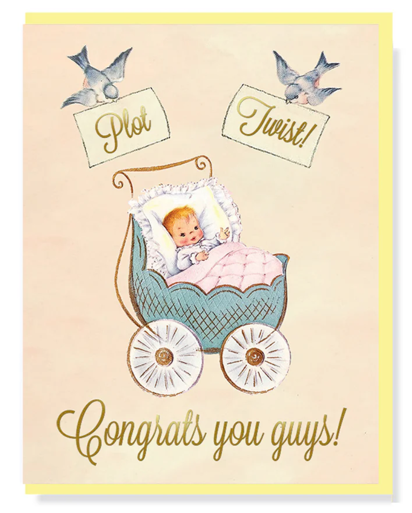 Card - Plot Twist Congrats You Guys (Smitten Kitten) Congratulations