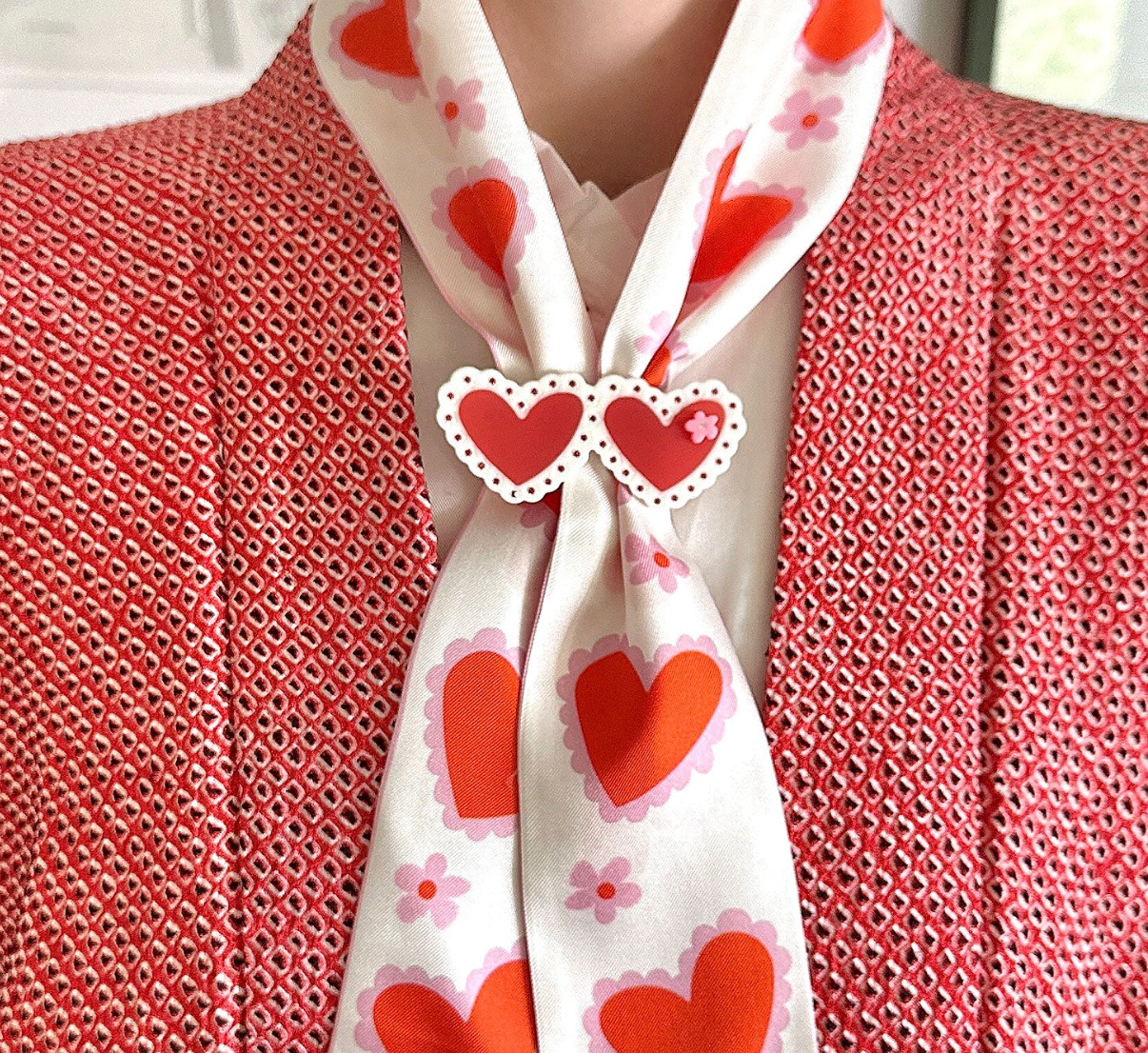 Barrette - Valentines Laced Hearts (Centinelle)