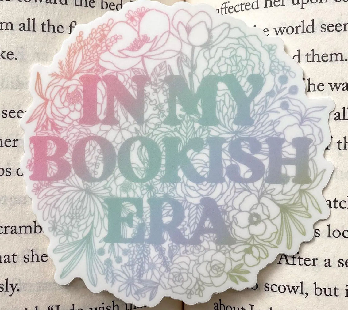 Sticker - In My Bookish Era | 3” Vinyl Sticker